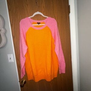 Torrid Pink and Orange Knit Top